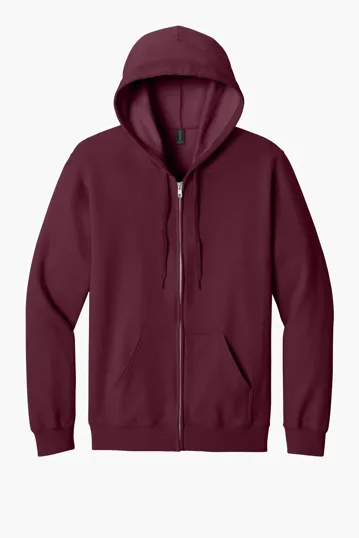 Gildan Softstyle Midweight Fleece Full-Zip Hooded Sweatshirt — view 16