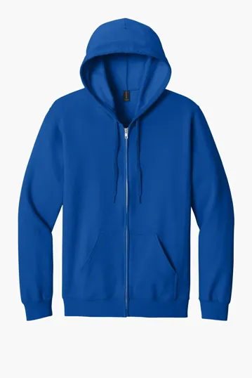 Gildan Softstyle Midweight Fleece Full-Zip Hooded Sweatshirt — view 19