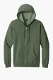 Gildan Softstyle Midweight Fleece Full-Zip Hooded Sweatshirt — view 3