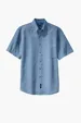 Port & Co Short Sleeve Value Denim Shirt — view 2