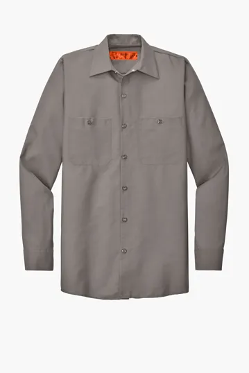 Red Kap Long Sleeve Industrial Work Shirt — view 4