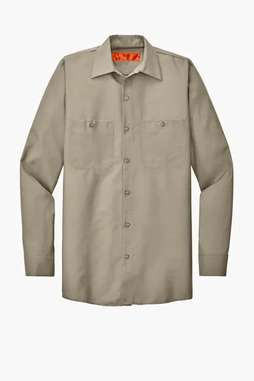 Red Kap Long Sleeve Industrial Work Shirt — view 8