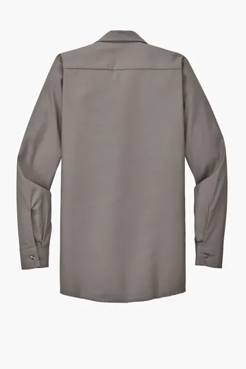 Red Kap Long Size, Long Sleeve Industrial Work Shirt — view 12