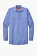 Red Kap Long Size, Long Sleeve Industrial Work Shirt — view 5