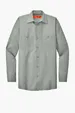 Red Kap Long Size, Long Sleeve Industrial Work Shirt — view 6