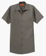 Red Kap Short Sleeve Industrial Work Shirt — view 4