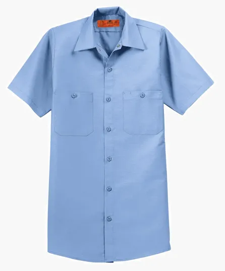 Red Kap Long Size Short Sleeve Industrial Work Shirt — view 5