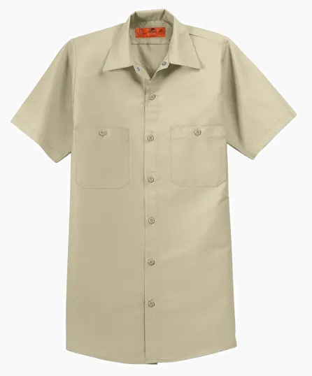 Red Kap Long Size Short Sleeve Industrial Work Shirt — view 6