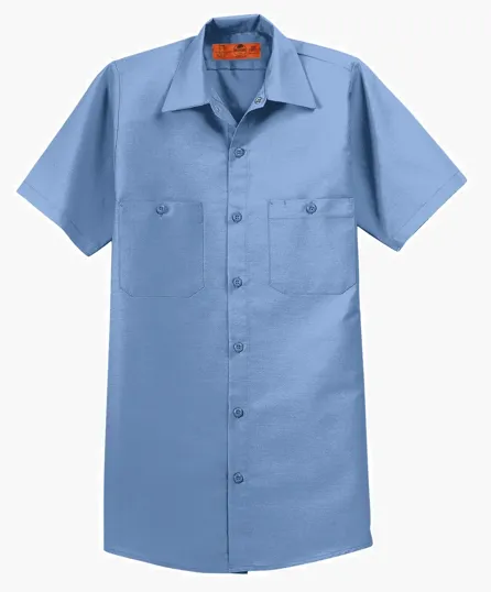 Red Kap Long Size Short Sleeve Industrial Work Shirt — view 8
