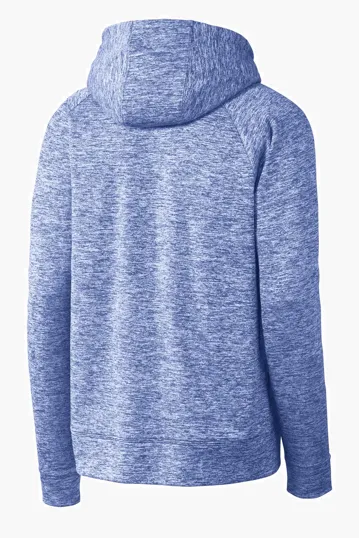 Sport-Tek PosiCharge Electric Heather Fleece Hooded Pullover — view 8