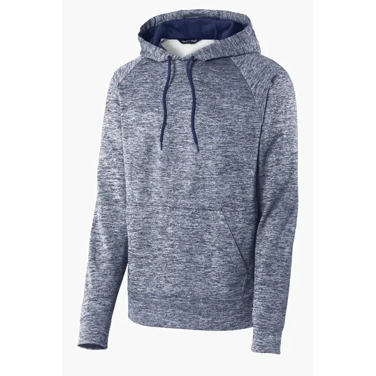 Sport-Tek PosiCharge Electric Heather Fleece Hooded Pullover — view 12