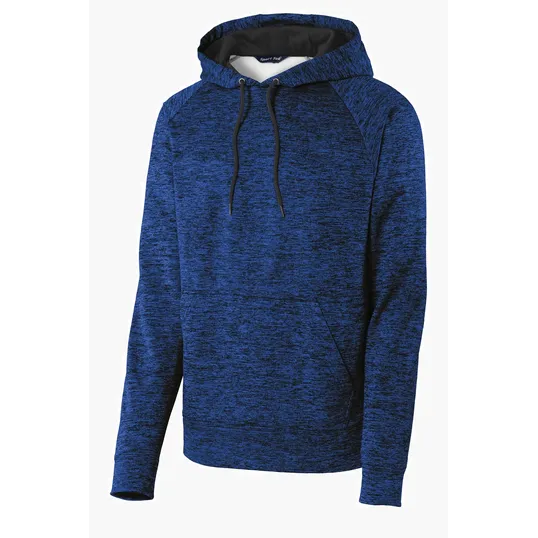 Sport-Tek PosiCharge Electric Heather Fleece Hooded Pullover — view 9