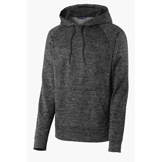 Sport-Tek PosiCharge Electric Heather Fleece Hooded Pullover — view 10