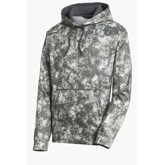 Sport-Tek Sport-Wick Mineral Freeze Fleece Hooded Pullover — view 3