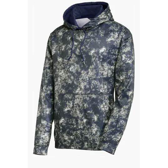 Sport-Tek Sport-Wick Mineral Freeze Fleece Hooded Pullover — view 5
