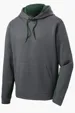 Image for Sport-Tek Sport-Wick Fleece Colorblock Hooded Pullover. -7