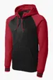 Sport-Tek Sport-Wick Varsity Fleece Full-Zip Hooded Jacket — view 2