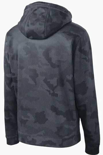 Sport-Tek Sport-Wick CamoHex Fleece Hooded Pullover — view 6