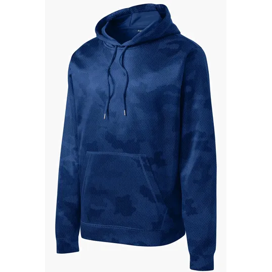 Sport-Tek Sport-Wick CamoHex Fleece Hooded Pullover — view 4