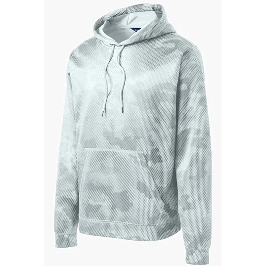 Sport-Tek Sport-Wick CamoHex Fleece Hooded Pullover — view 5