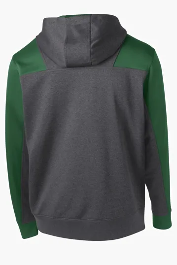 Sport-Tek Tech Fleece Colorblock 1/4-Zip Hooded Sweatshirt — view 9