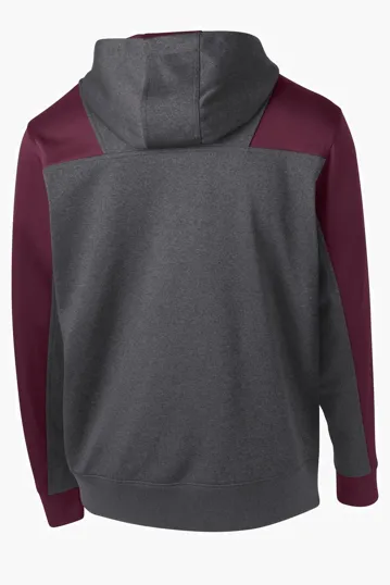 Sport-Tek Tech Fleece Colorblock 1/4-Zip Hooded Sweatshirt — view 10