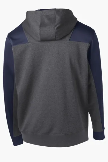 Sport-Tek Tech Fleece Colorblock 1/4-Zip Hooded Sweatshirt — view 11