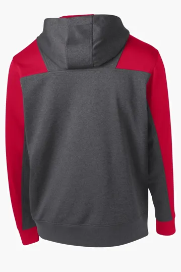 Sport-Tek Tech Fleece Colorblock 1/4-Zip Hooded Sweatshirt — view 12