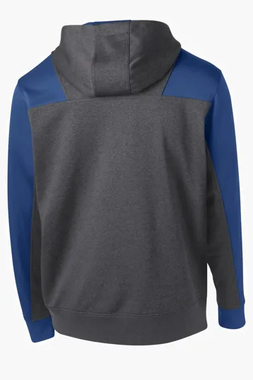 Sport-Tek Tech Fleece Colorblock 1/4-Zip Hooded Sweatshirt — view 13