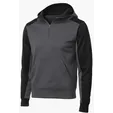 Sport-Tek Tech Fleece Colorblock 1/4-Zip Hooded Sweatshirt — view 2