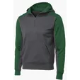 Sport-Tek Tech Fleece Colorblock 1/4-Zip Hooded Sweatshirt — view 3