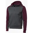 Sport-Tek Tech Fleece Colorblock 1/4-Zip Hooded Sweatshirt — view 4