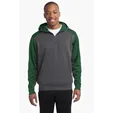 Sport-Tek Tech Fleece Colorblock 1/4-Zip Hooded Sweatshirt