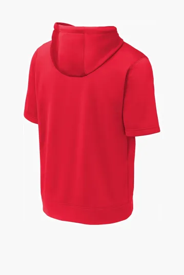 Sport-Tek Sport-Wick Fleece Short Sleeve Hooded Pullover — view 9