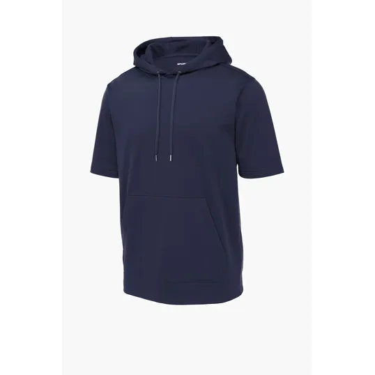 Sport-Tek Sport-Wick Fleece Short Sleeve Hooded Pullover — view 5