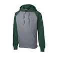 Sport-Tek Raglan Colorblock Pullover Hooded Sweatshirt — view 3