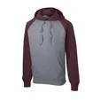 Sport-Tek Raglan Colorblock Pullover Hooded Sweatshirt — view 4