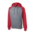 Sport-Tek Raglan Colorblock Pullover Hooded Sweatshirt — view 6