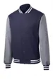 Sport-Tek Fleece Letterman Jacket — view 4