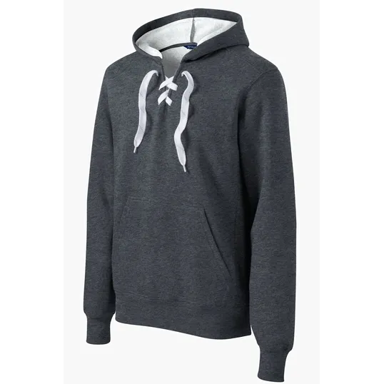 Sport-Tek Lace Up Pullover Hooded Sweatshirt — view 5