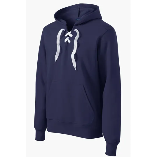 Sport-Tek Lace Up Pullover Hooded Sweatshirt — view 6