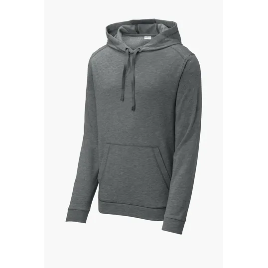 Sport-Tek PosiCharge Tri-Blend Wicking Fleece Hooded Pullover — view 2