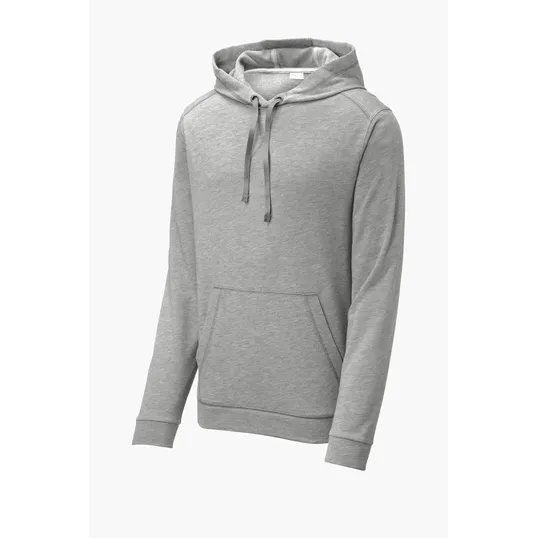 Sport-Tek PosiCharge Tri-Blend Wicking Fleece Hooded Pullover — view 3