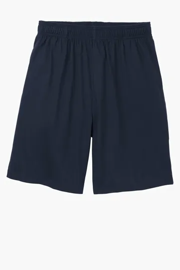 Sport-Tek Jersey Knit Short with Pockets — view 4