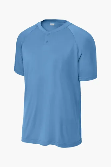 Sport-Tek PosiCharge Competitor 2-Button Henley — view 3
