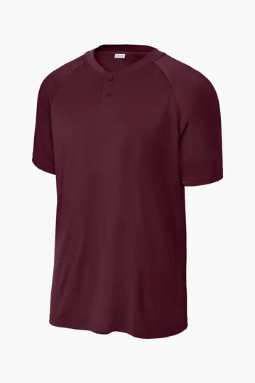 Sport-Tek PosiCharge Competitor 2-Button Henley — view 9