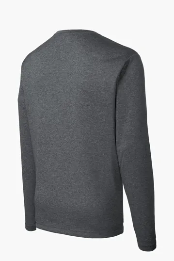 Sport-Tek Long Sleeve Heather Contender Tee — view 7