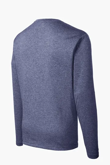 Sport-Tek Long Sleeve Heather Contender Tee — view 9