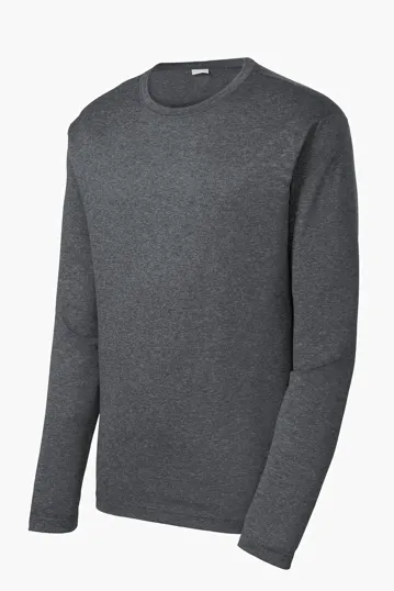 Sport-Tek Long Sleeve Heather Contender Tee — view 2