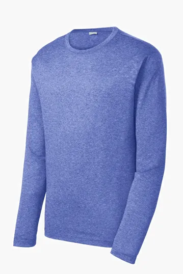 Sport-Tek Long Sleeve Heather Contender Tee — view 5